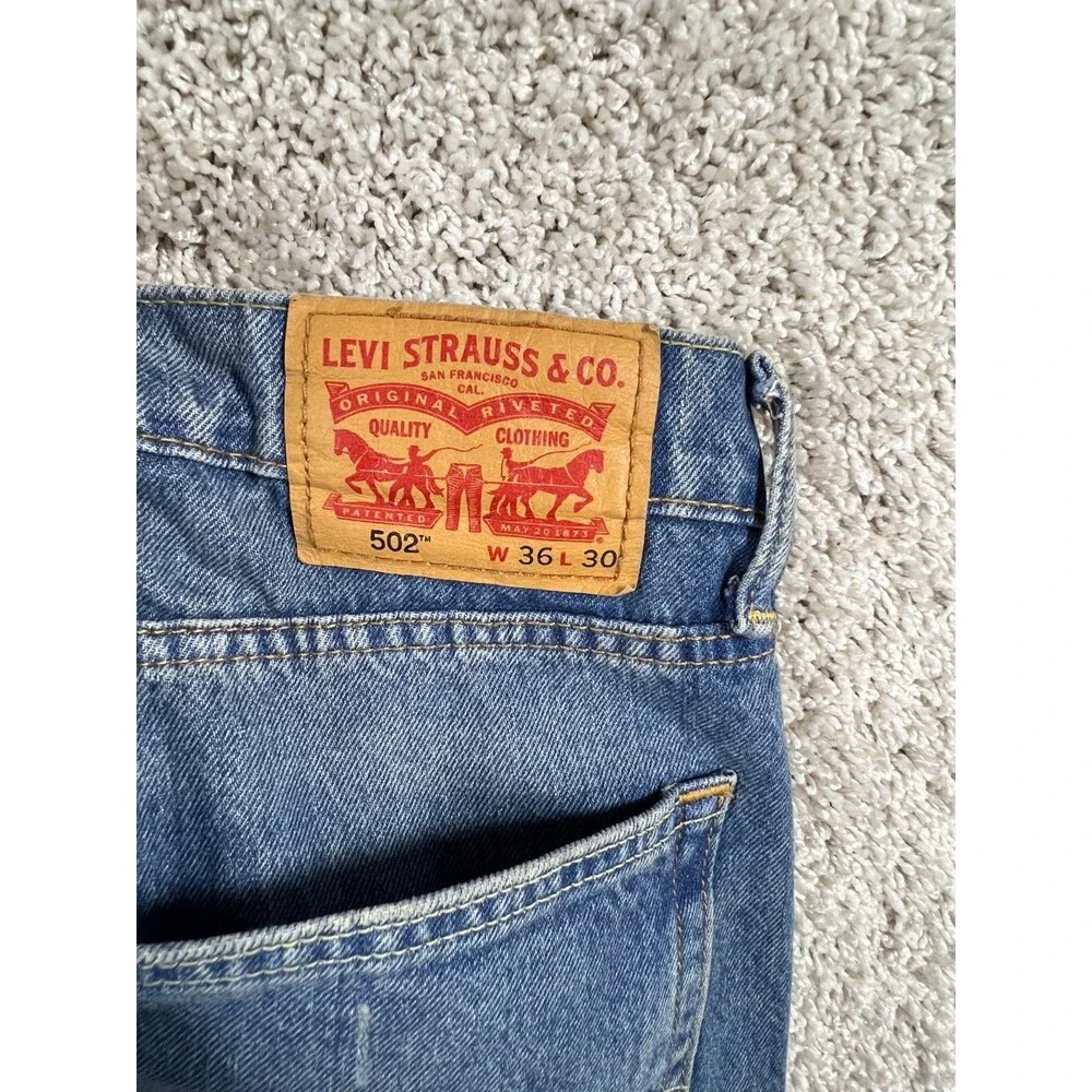 New Levi's 501 Premium Original High Rise Big E Button Fly Jean Women Size 36x30 - Picture 8 of 9